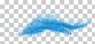Blue Color Paint Azure, color splash, blue powder PNG clipart