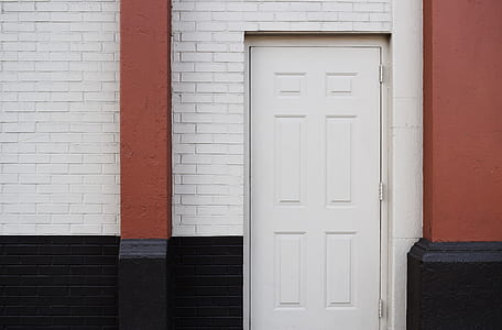 white wooden door thumbnail