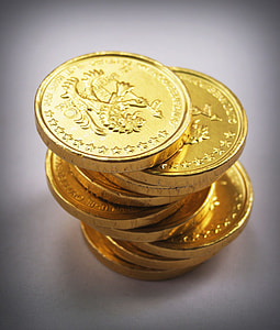 round gold-colored coins thumbnail