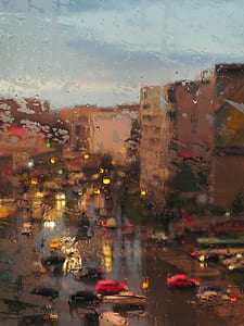 Cars on a Street during a Rainy Day thumbnail