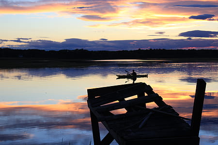 Person Riding Boat on Body of Water thumbnail