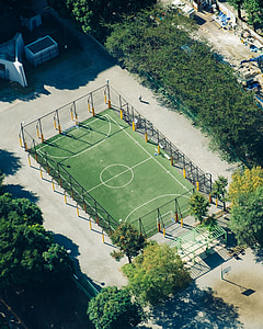 Aerial photo of Football field thumbnail