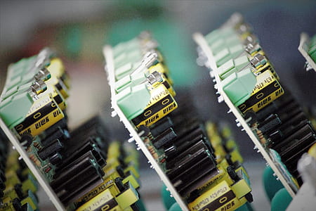 shallow focus photography of circuit boards thumbnail
