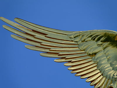 photo of gold wing sculpture thumbnail