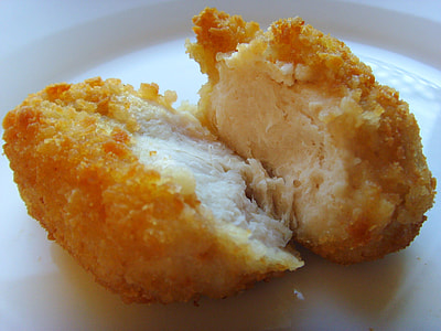 fried chicken on white ceramic plate thumbnail