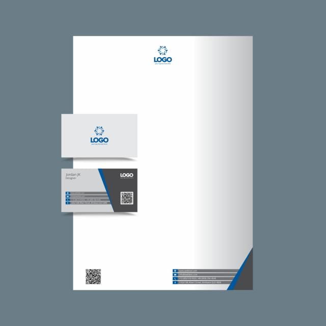 Professional Business Card and letterhead Design layout fully editable vector graphics eps file