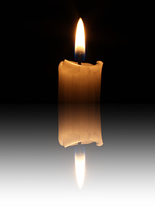 brown candle clip art thumbnail