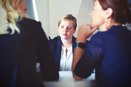 3 Women in Suit Sitting thumbnail