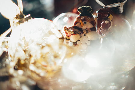 snowman, bauble, christmas tree, decor thumbnail