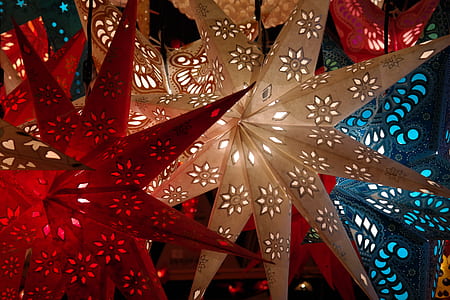 assorted-color star lighted decors thumbnail