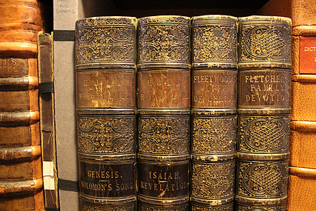 brown hardbound books thumbnail