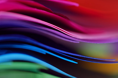 blue, green and pink painting thumbnail