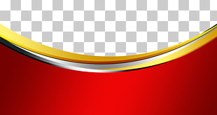 Yellow Angle , Border Curve, red and yellow graphics PNG clipart