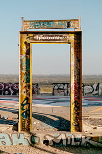 graffiti doorway street decor thumbnail