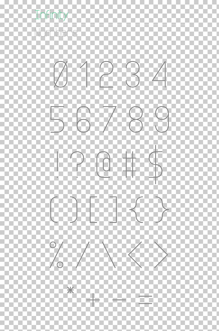 Open Source Unicode Typefaces Typography Infinity Symbol Type