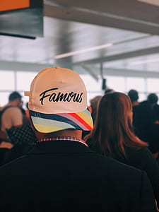 Famous text on cap thumbnail