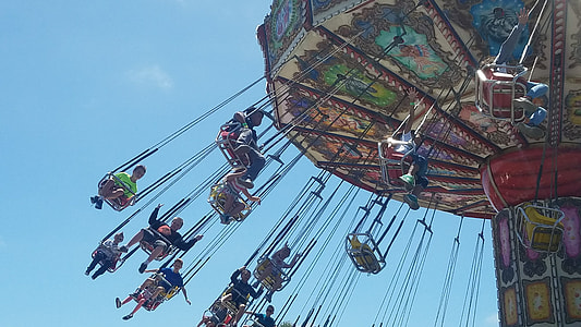 low angle photography swing carousel thumbnail