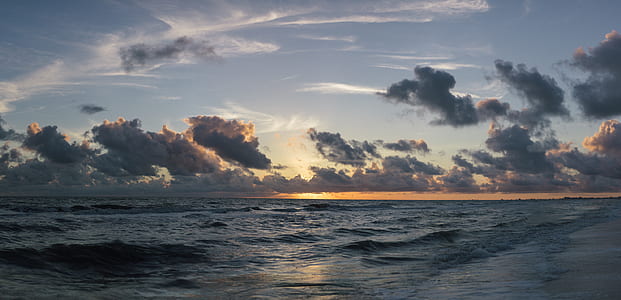 light, sea, dawn, nature thumbnail