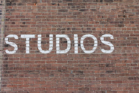 Studios print on brick wall thumbnail