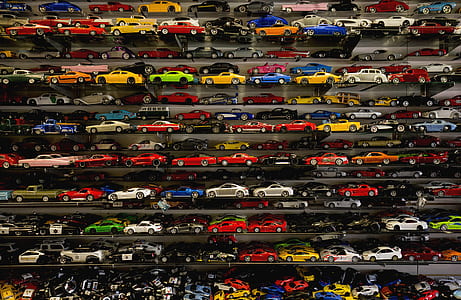 assorted-color die-cast model lot thumbnail
