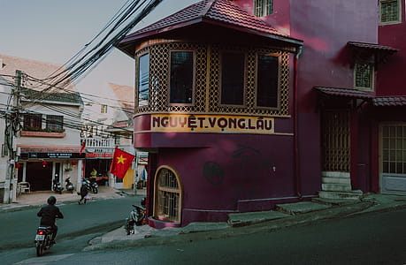 Purple Concrete Building thumbnail