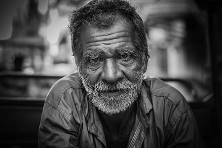 man in collared top in grayscale photography thumbnail