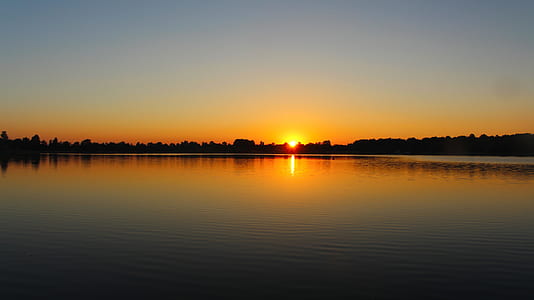 dawn, sky, sunset, water thumbnail