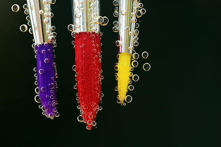 three paintbrushes with bubbles thumbnail