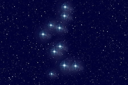 white stars digital wallpaper thumbnail
