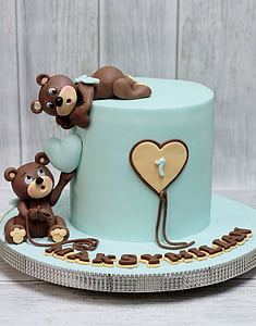 two bears fondant cake thumbnail
