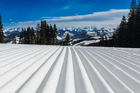 snow, groomed snow, skiing, mountain thumbnail