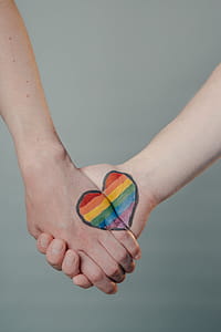 Rainbow Hands Heart Photo thumbnail
