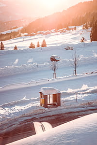 Brown Wooden Waiting Shed thumbnail