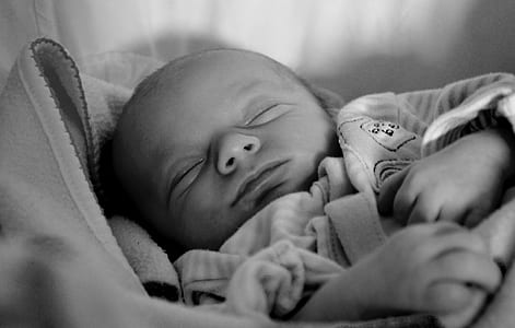 black-and-white, child, baby, born thumbnail