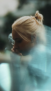 woman having smoke thumbnail