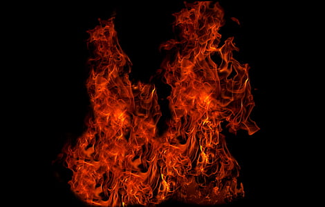 photo of red flame digital wallpaper thumbnail