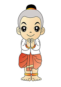 photo of white and red cartoon character thumbnail