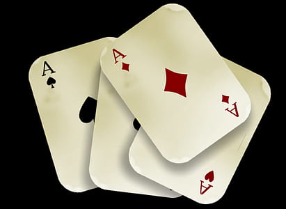 four Ace playing cards thumbnail
