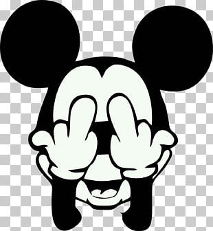 Mickey Mouse Middle Finger Drawing The Finger Mickey Mouse