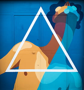 multicolored human body wall art thumbnail