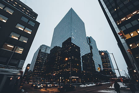 low angle photo of glass high-rise building thumbnail