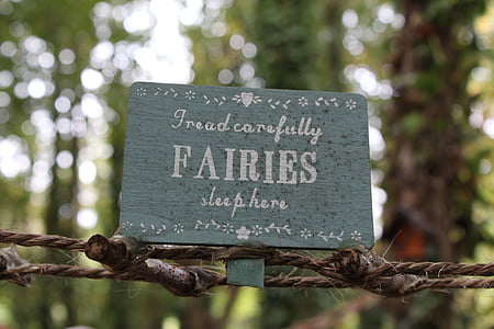 Fairies labeled signboard thumbnail