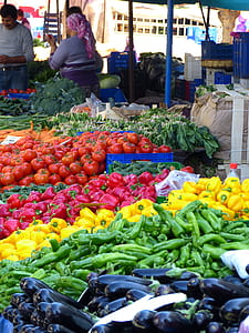 variety of vegetables on crates thumbnail