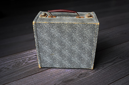 Vintage Portable Vinyl Record Box thumbnail