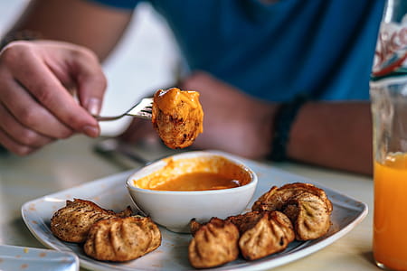 Fried Dumplings and Sauce thumbnail