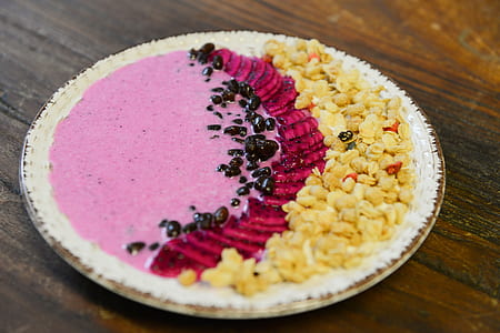 Photo of Cereals on White Ceramic Plate thumbnail