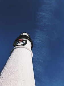 architectural of white concrete tower thumbnail