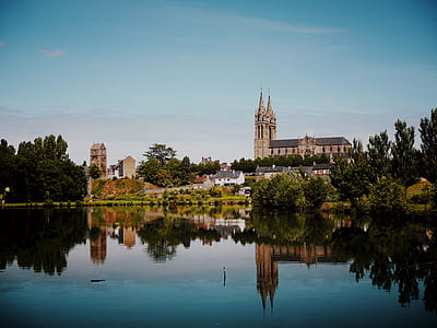 building near body of water thumbnail