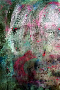 black and multicolored abstract painting thumbnail