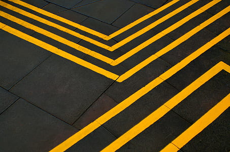 yellow concrete road line thumbnail